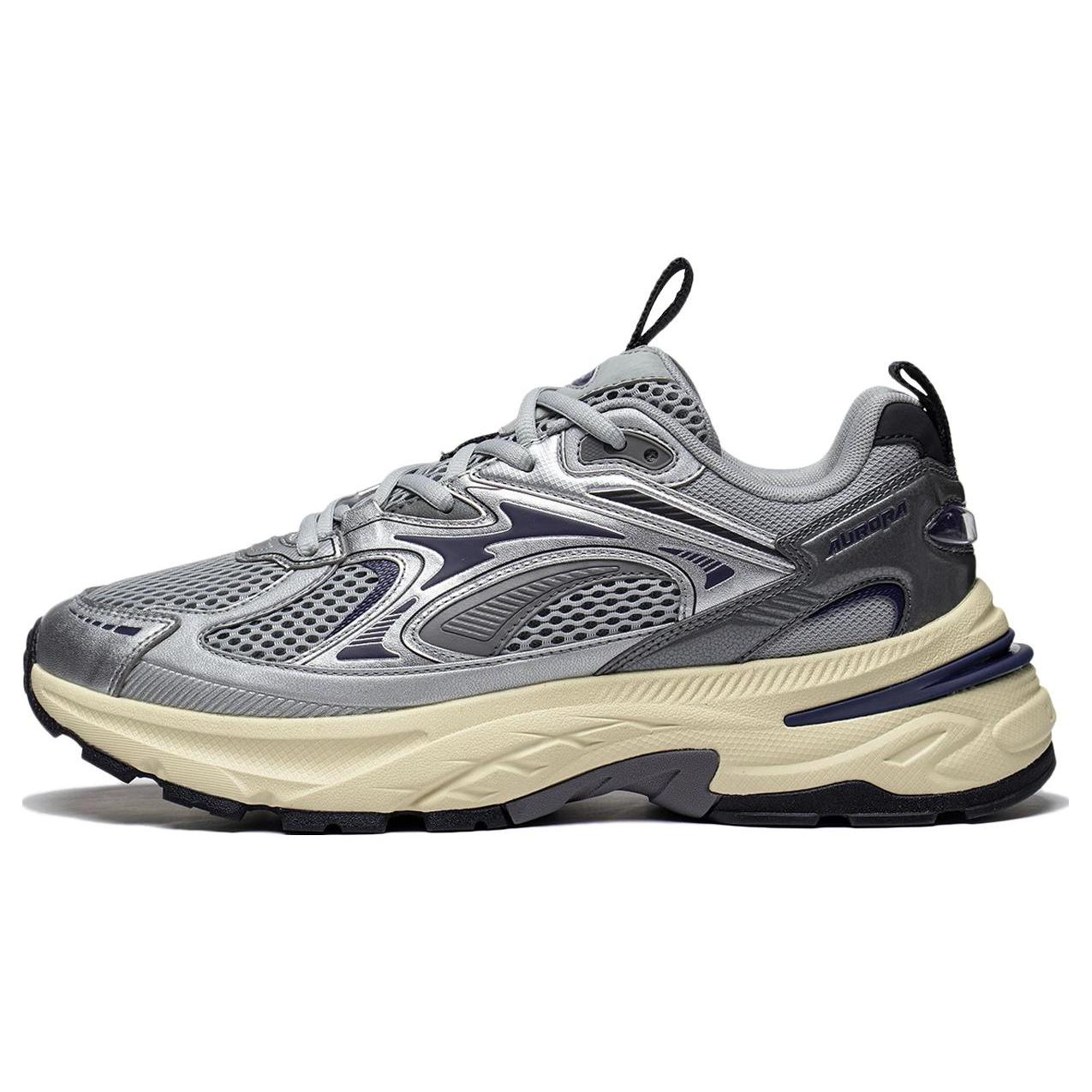 

Li Ning Aurora 2K Abrasion Resistant Low top Casual Shoes Men s Gray Beige AGCT107-4 40