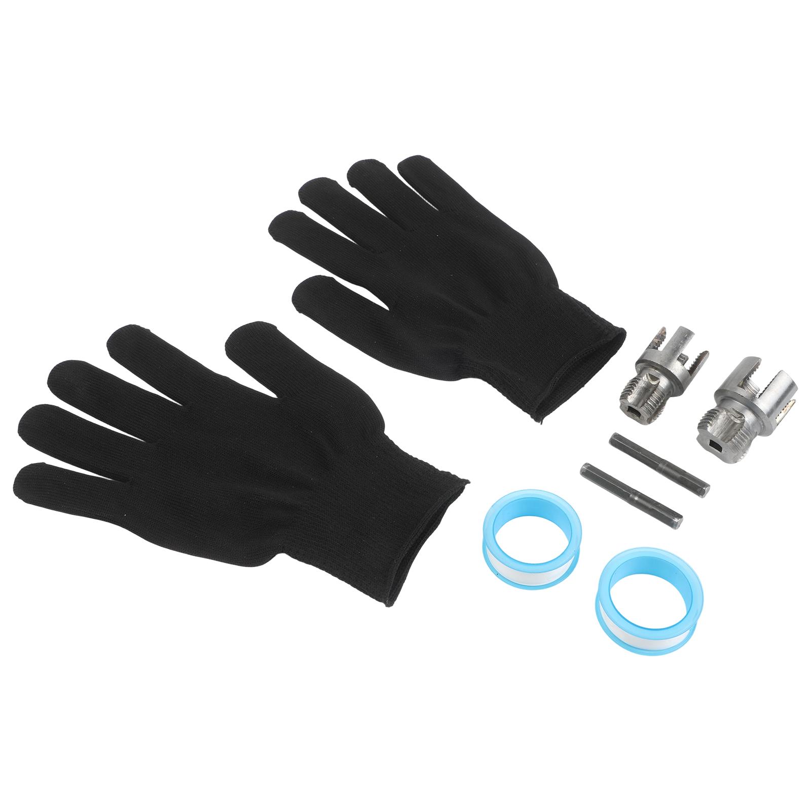 Plumbing Repair Kit Pipe Threading Tool High Hardness Alloy Steel Tool Pipe Threading Tool Internal And External Dies