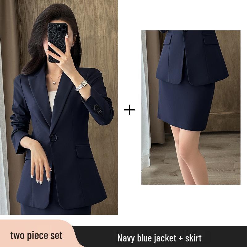 Women's High-End Business Suit Set: Professional Goddess Style Spring Workwear