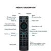 G20BTS Plus Air Mouse Gyroscope Learning 2.4g BT5.0 Backlit for Smart Voice Wireless Remote Control for Android TV Box