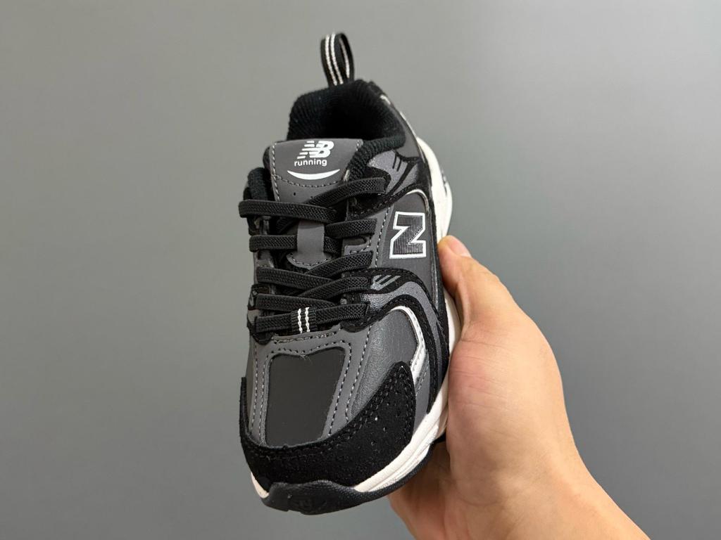 NB 530 Kids' Leather Athletic Shoes: Comfortable, Lightweight, Non-slip, Soft Sole, Unisex Casual Sneakers.