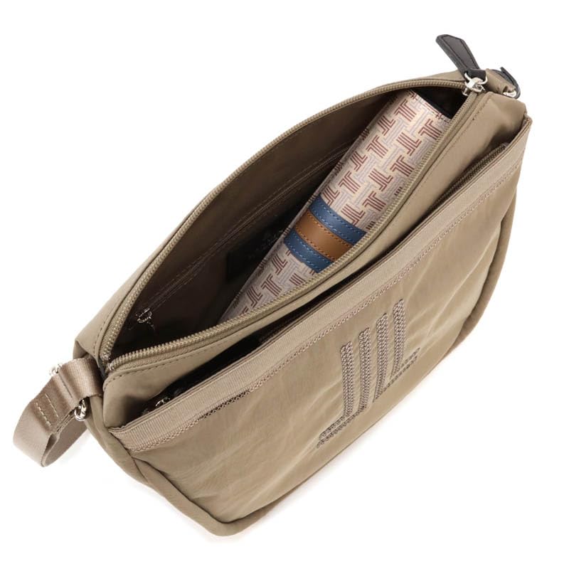 LANVIN COLLECTION Reflet Schultertasche Beige 61-6113 Damen