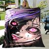 Tokyo Ghoul Japan Anime Cartoon Soft Plush Blanket,Flannel Blanket Throw Blanket for Living Room Bedroom Bed Sofa Picnic Cover