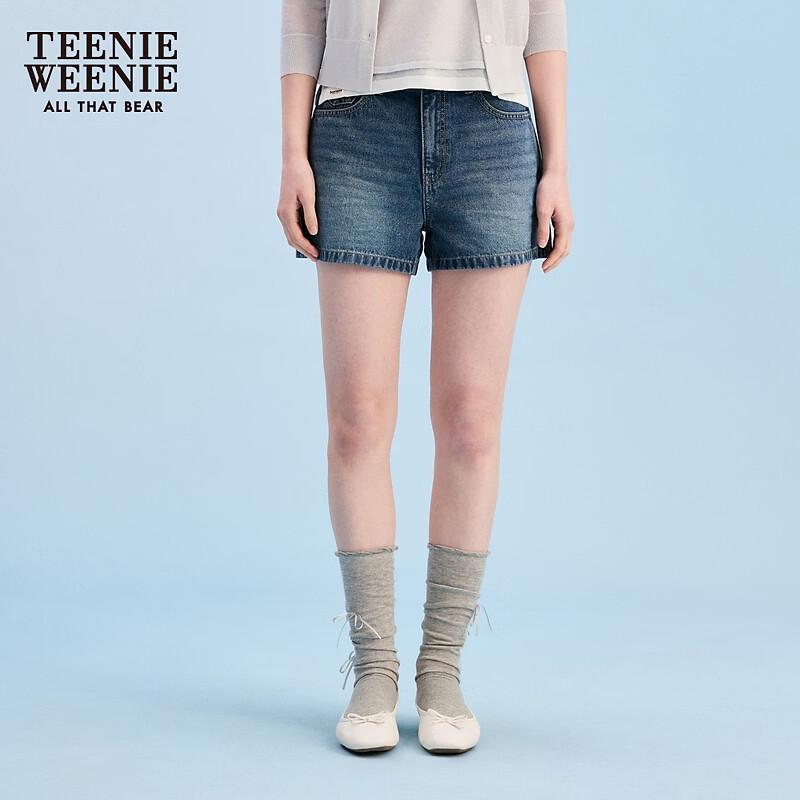 Teenie Weenie Women s Bear Cartoon Denim Shorts S