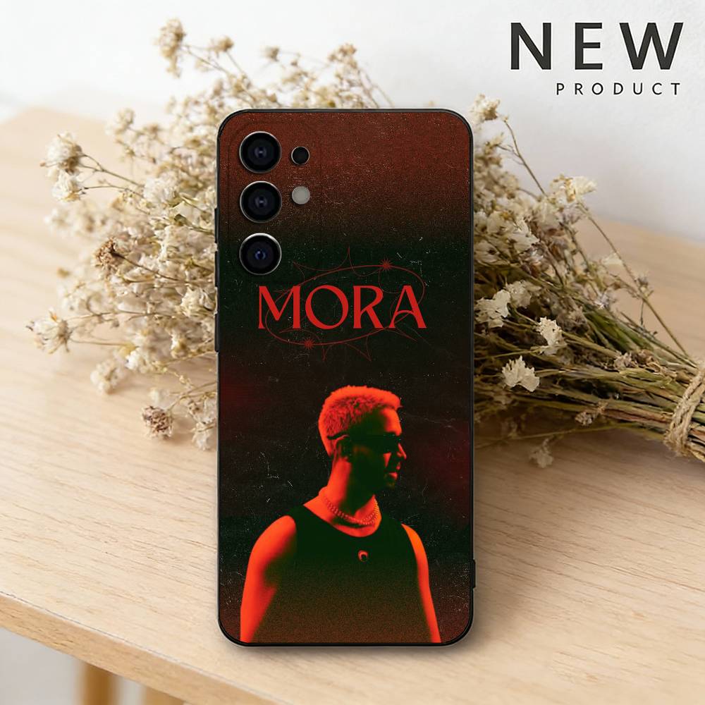 

Singer Mora Attunement phone Case For Samsung S26,25,24,21,22,23,30,20,Ultra,Plus,Fe,Lite Black Soft Cover Samsung S23plus5G