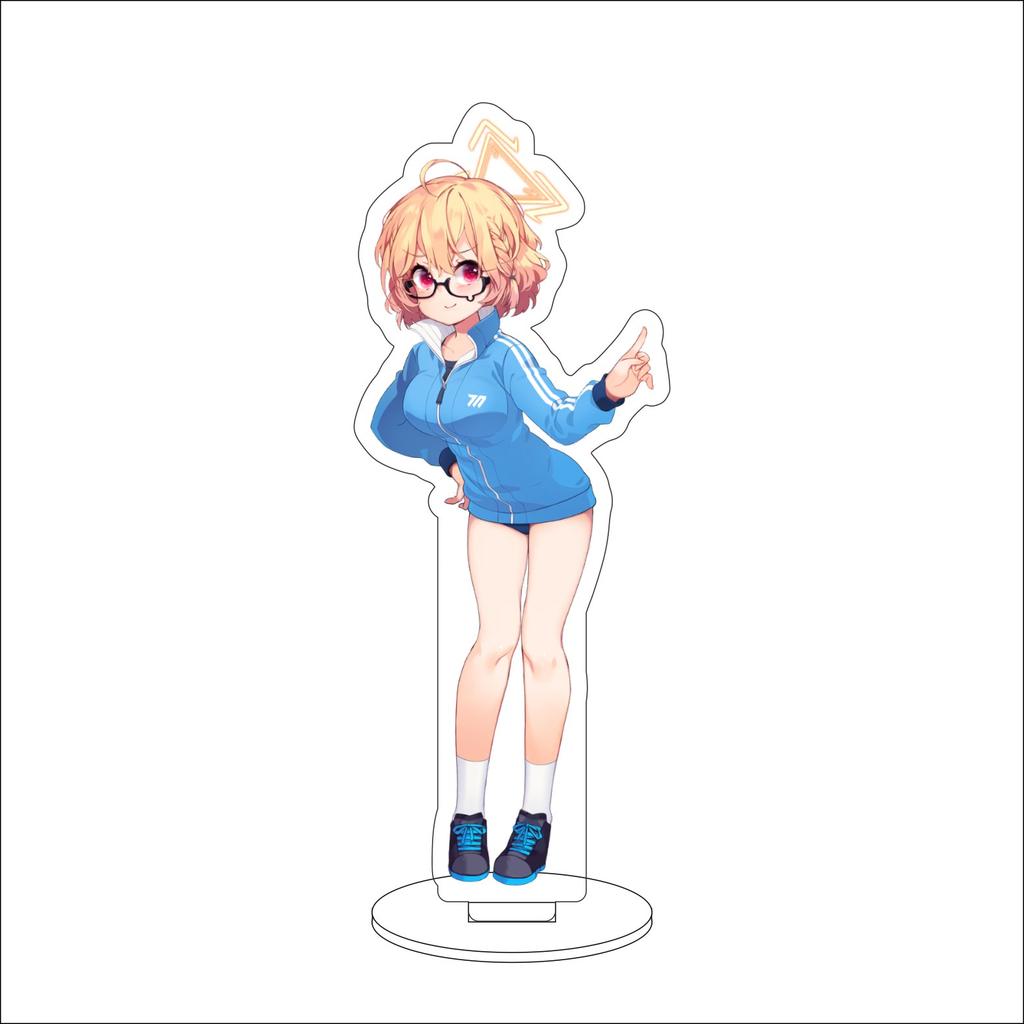 16CM Anime Blue Archive The Animation Cosplay Ornaments Takanashi Hoshino  Acrylic Stand Figure Stand Halloween Gifts