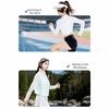 Thin Silk Sunscreen Mask Breathable Face Gini Mask Adjustable Sunscreen Face Scarf  Golf