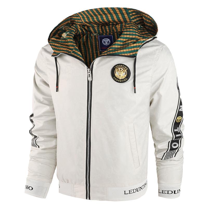 Casual Jacket Parka Coat Hooded Jacket Men's New Waterproof Hooded Outdoor Men's Wear