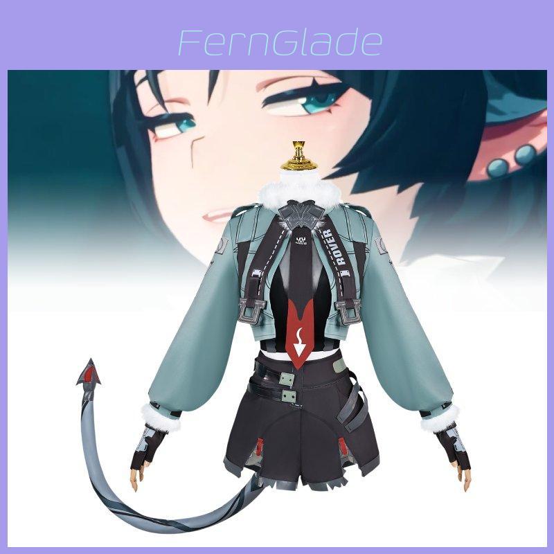 Cute And Refreshing Simplified Du Cosplay Costume Full Set For Game Character Role Play Summer 2024