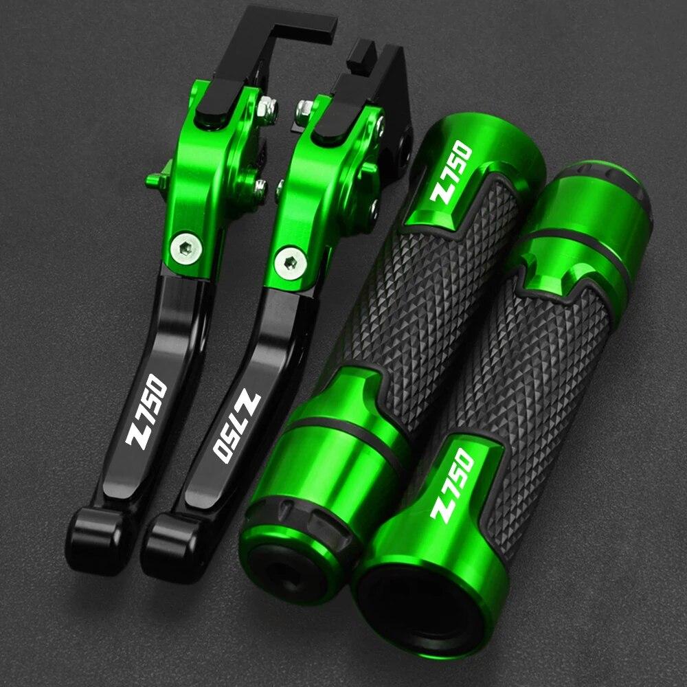 2011 2010 2009 2008 Motorcycle Brake Handle Clutch Lever CNC Aluminum Adjustable Clutch Brake Levers FOR Kawasaki Z750 2007-2012