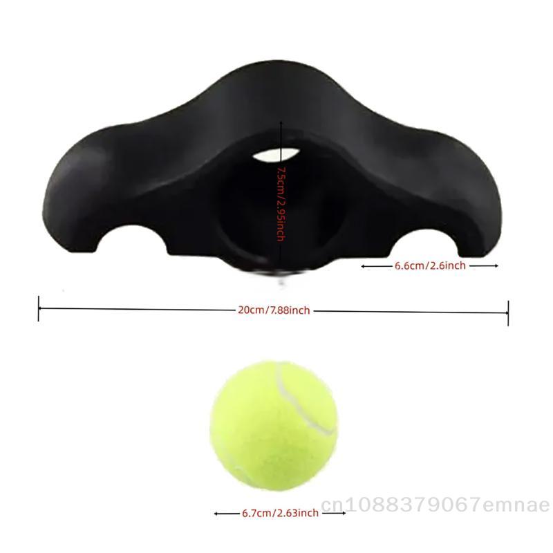 [ZYS]Tennis Ball Foot Pads Indoor Bike Snap Rocker Feet Adapter Rocker Plate Feet Shock Absorbing Tennis Ball Feet Stability Mat