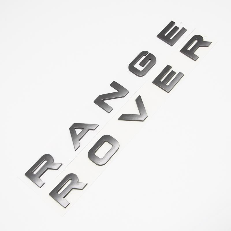 Premium 3D ABS Range Rover Letters Car Front Hood Bonnet Emblem Badge For Land Rover Discovery Sport Evoque Defender Accessories NG8