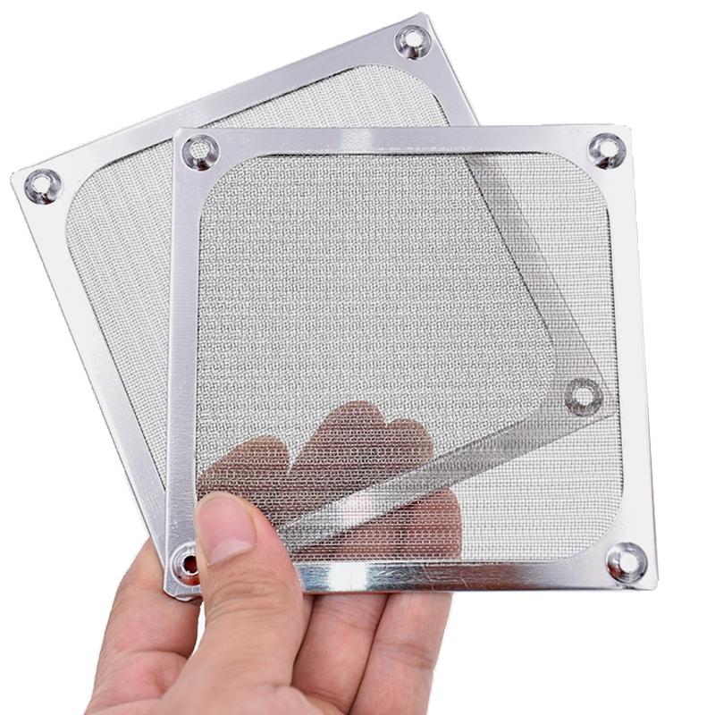 1 stück 12x12 cm Computergehäuselüfter Staubdichter Filter Mesh Cover Net Guards mit Löchern für PC Computerlüfter Filter Bildschirmschild