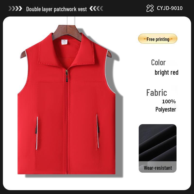 Customized Volunteer & Guide Vests with Logo for Supermarkets & Storage Activities