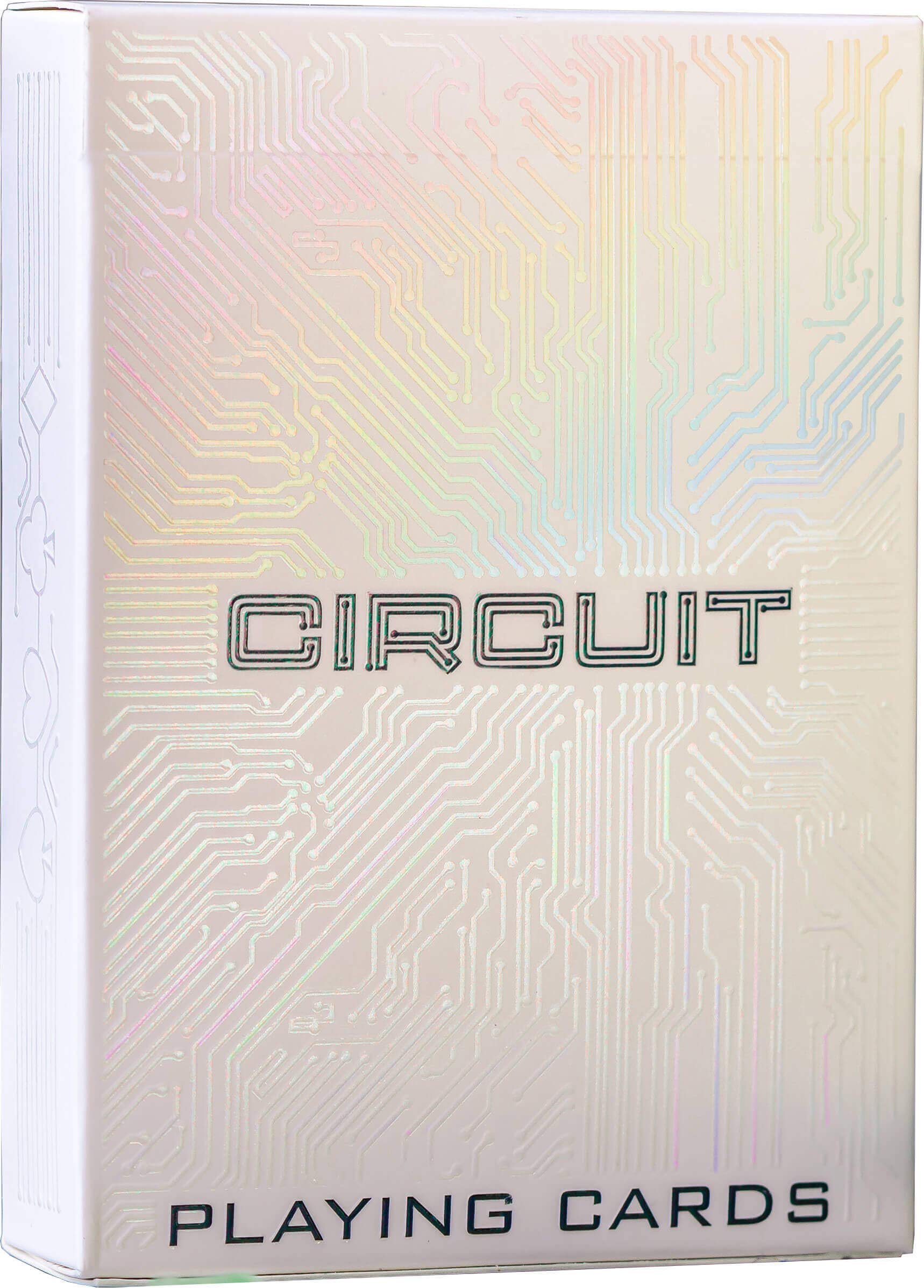 Circuit Rainbow White Playing Cards Card Game with eBook Creative Card Deck Premium Card Deck Cool Poker Cards Unique Bright Colors for Kids & Adults