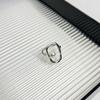 925 Sterling Silver Rings for Women Couple Minimalist Handmade Simple Pearl CZ Ring Fine Jewelry Gift Prevent Allergy