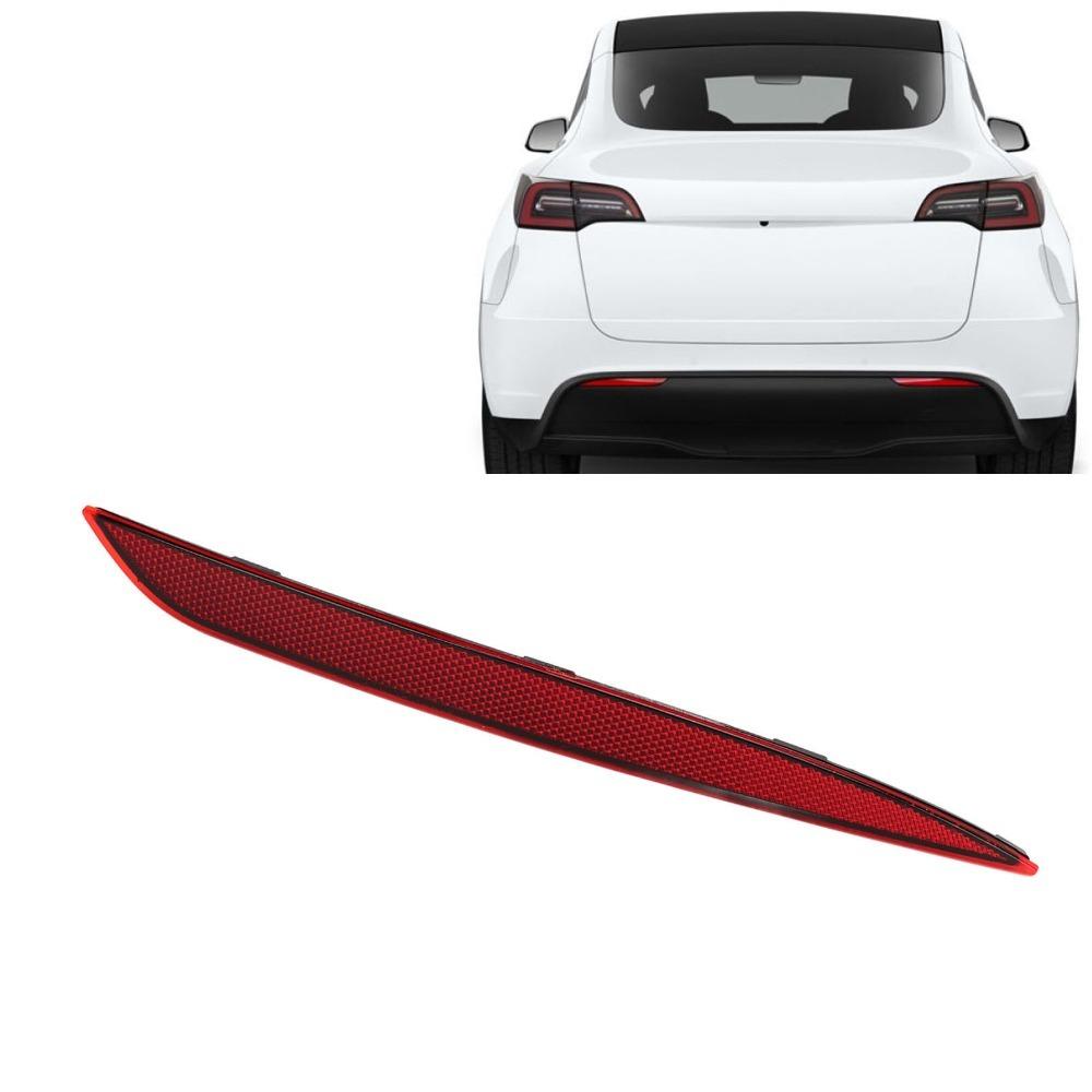 Červený zadní odrazka nárazníku ABS odrazka nárazníku Pro Tesla Model Y 2020-2023