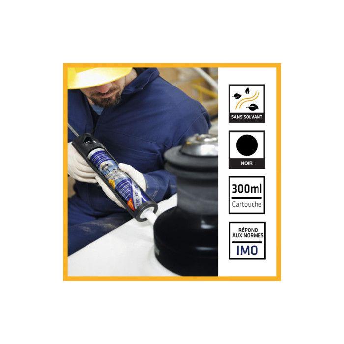 Colle mastic hybride - sika - sikaflex 512 caravan - blanc - 100ml - souple et imperméable