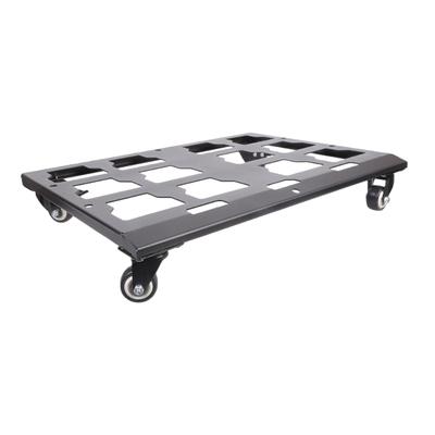 Industrial Grade Caster Base Sturdy Steel Rolling Cart with Large Wheels Workshop Utility Cart for Toolbox Appplication
