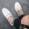Fashion Leather Men Casual Shoes Luxury Brand Mens Loafers Lightweight Slip on Boat Shoes Comfortable Driving Shoes Moccasins