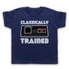 CLÁSSICAMENTE TREINADO MESTRE DE VIDEOGAME SYSTEMA MASTER T-shirt INFANTIL OFICIAL