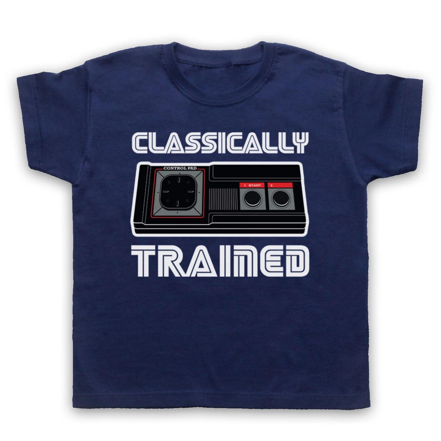 CLASSICALLY TRAINED VIDEO GAME MASTER SYSTEM UNOFFICIAL KIDS CHILDS T-shirt 160