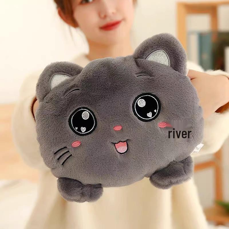 Electric Plush Hot Water Bottle: Washable, Cute Warm Baby Compress Bag & Hand Warmer