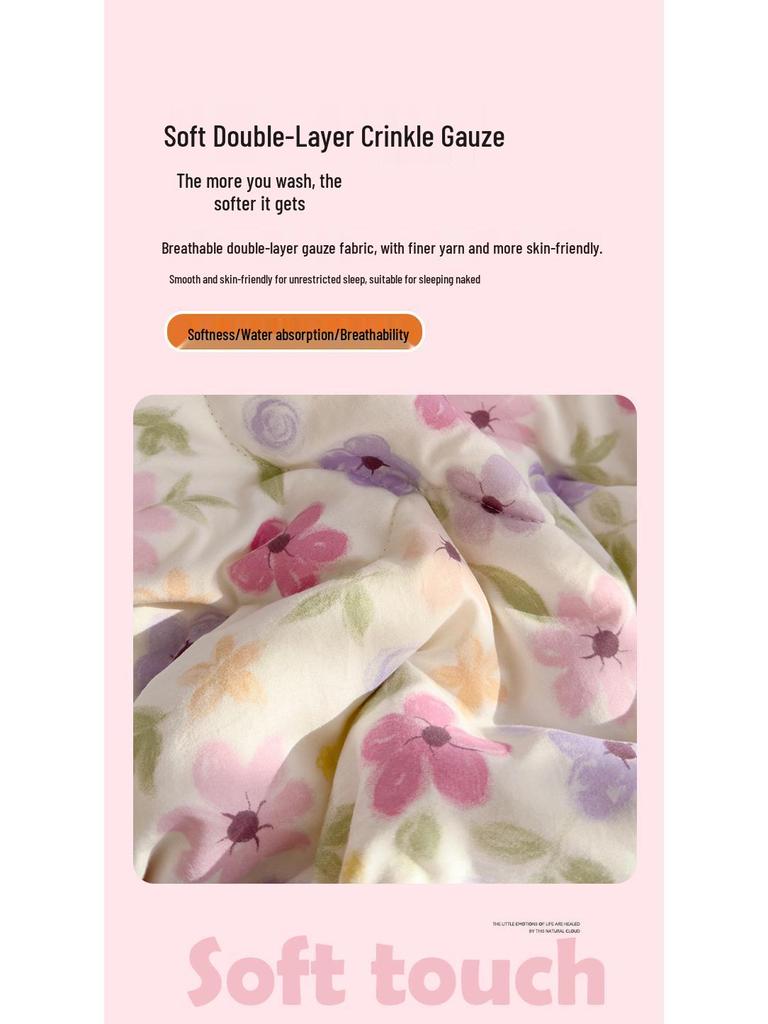 Class A Double Layer Soybean Fiber Quilt for Mothers & Babies - Lightweight Children's Summer Air Conditioning Quilt
