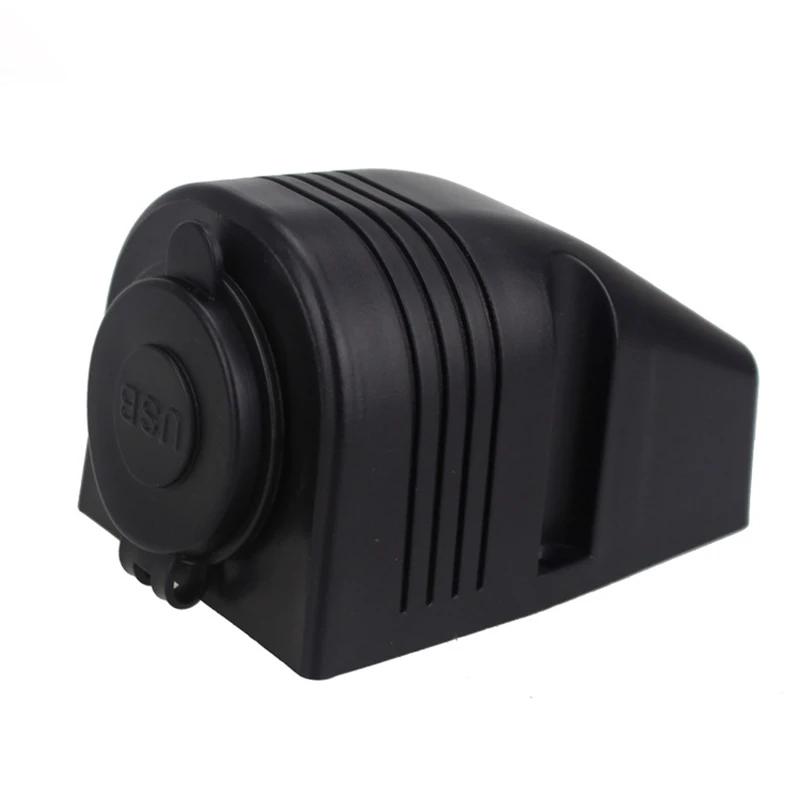 Waterproof Dual USB 3.1A Voltmeter Car Charger Dustproof with Tent Base for Car Truck Motorcycle Boat ATV Accessories