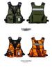 Multifunctional High-Buoyancy Fishing Vest with Customizable Logo for Rock and Sea Fishing