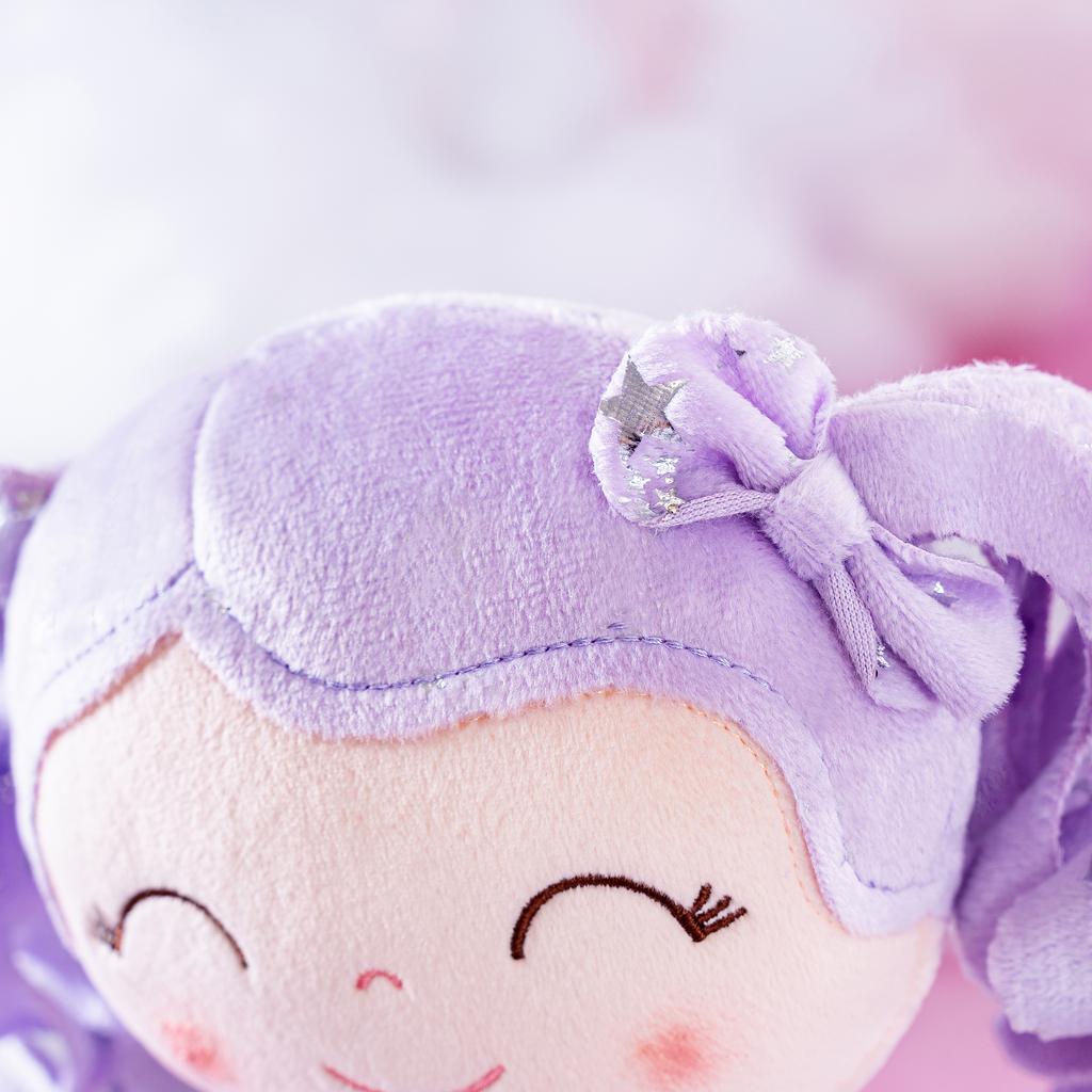 Baby Doll Curly Hair Starry Sky Series Christmas Gifts Doll Collection Ideas Baby's First Birthday Gift Purple