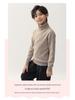 Children's 100% Pure Wool High Turtleneck Sweater - Autumn & Winter Pullover for Boys and Girls