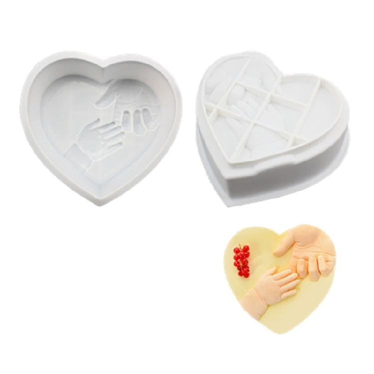 

Heart Footprint Cake Molds Professional Quality For Perfect Desserts High Temperature Resistant