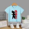 2026 Summer Cute Anime Dragon Ball Children T Shirt God Goku Super Saiyan Printed Short Sleeve Casual Daily Basic Tee for Kids