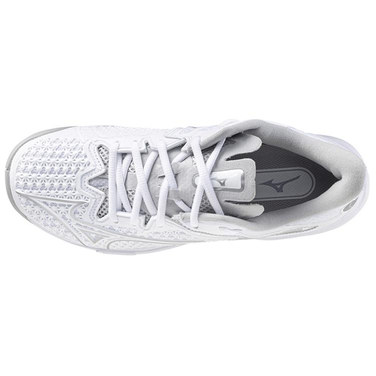 Mizuno Wave Exceed Tour 6 Comfortable Flexible Non-Slip Durable Low-Top Tennis Shoes Unisex Sneakers White 61GA247103