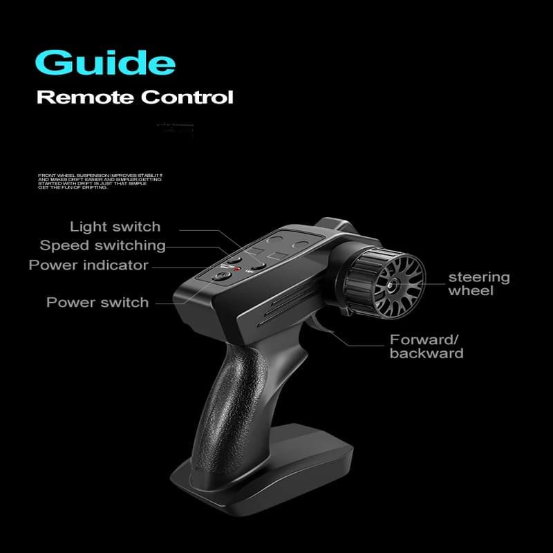 Electric 1:16 Remote Control Four-wheel Drive Drift Racing Car LED Light Competition High Speed Car Rechargeable Children's Toy Boy Gift