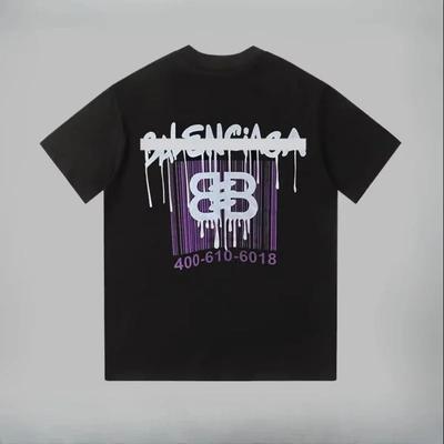 2025 Summer Latest Luxury Brand Y2K Top T-shirt Printing Large Size Round Neck Casual Men's and Women's Top T-shirt