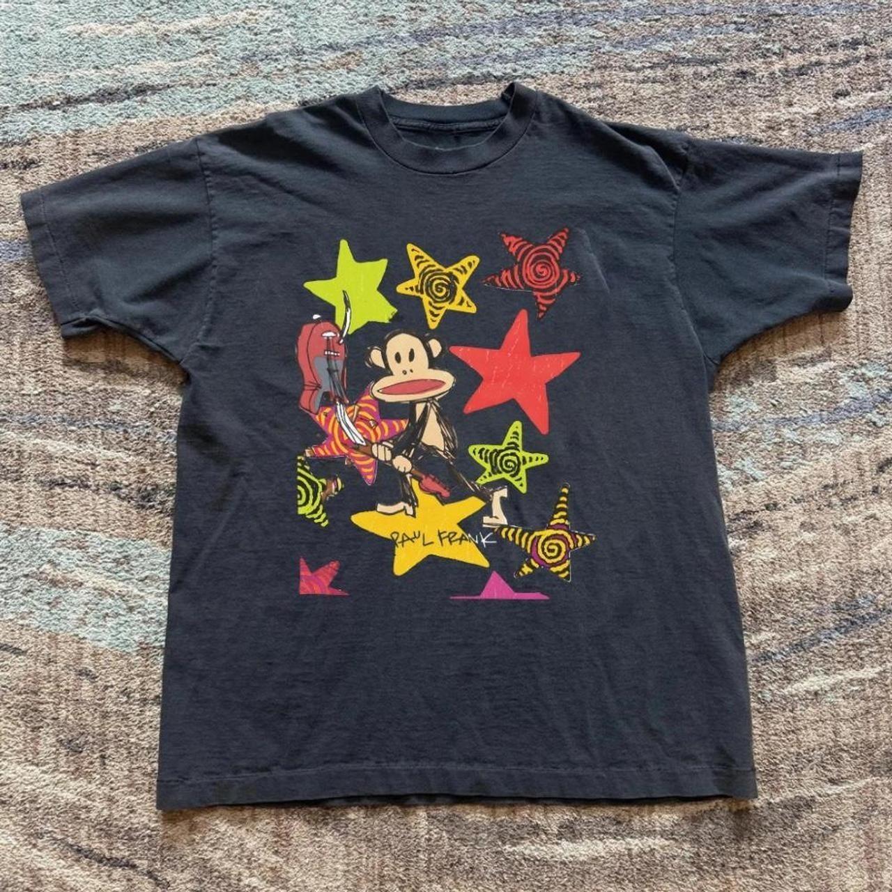 PaulFrank Monkey break guitar Retro Unisex T-shirt S-5XL Unisex T-Shirt L