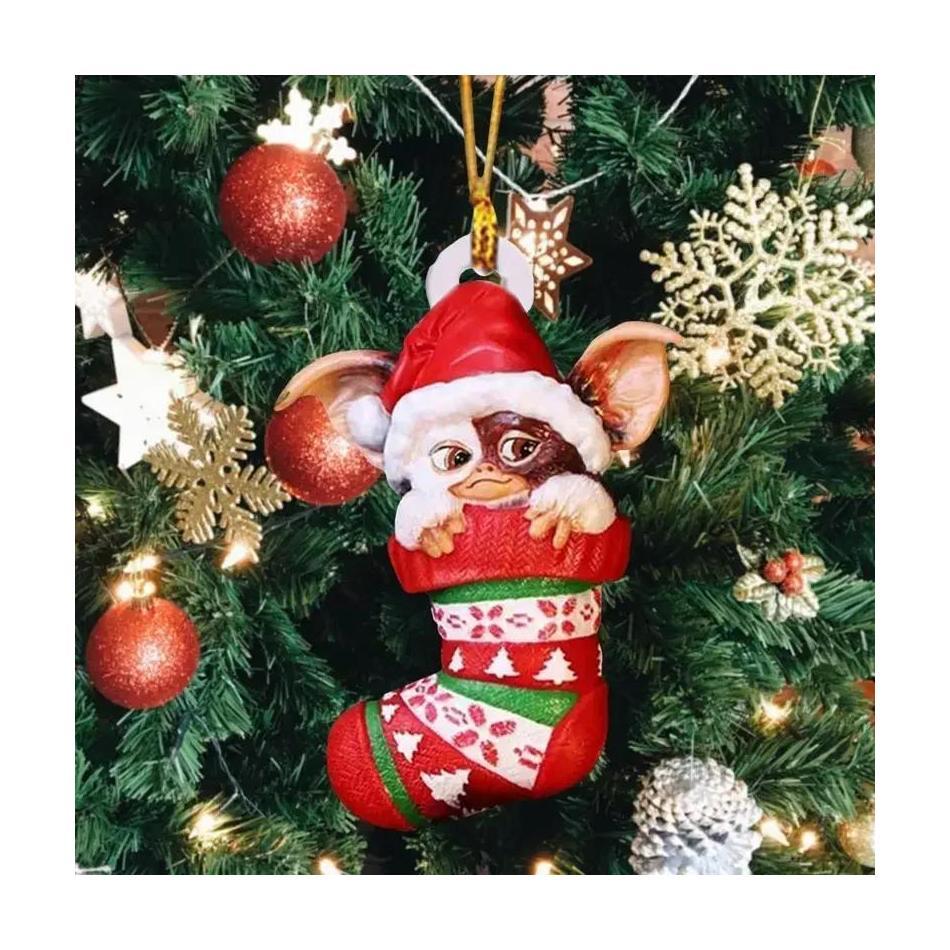 Household Tree Elf Doll Pendant Christmas Decoration Xmas Tree Decor Drop Ornaments Christmas Pendant Elf Doll New Year Gifts