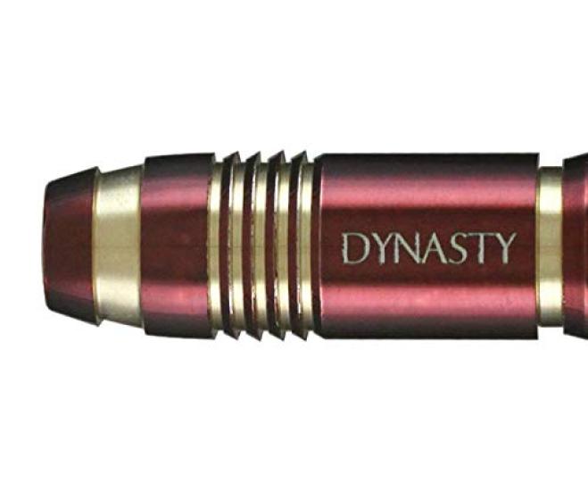 Dynasty BRASS SET Wine Red Ten Wine Red Brass Dart Barrels "TEN"