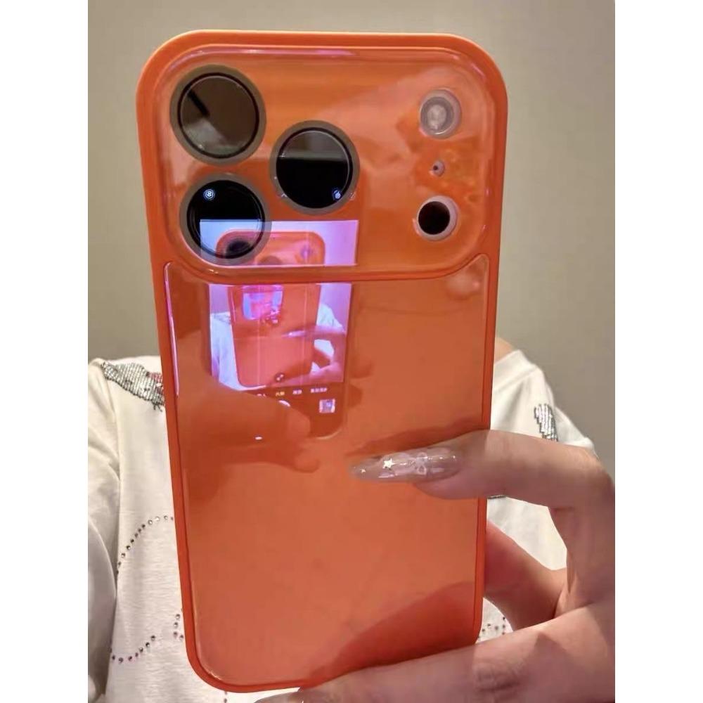 Luxury Glossy Glass Phone Cases For IPhone 17 12 13 14 15 16 11 Pro Max SHockproof Protective Eletroplated Edge Cover Funda