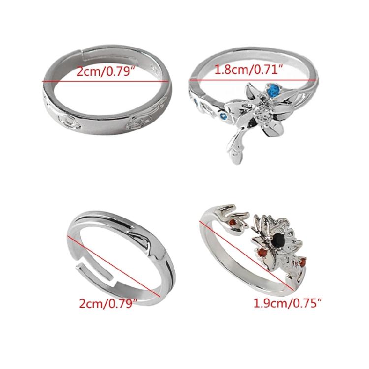 Couple Rings Grandmaster Demonic Cultivation Stylish Accessories for Cosplay