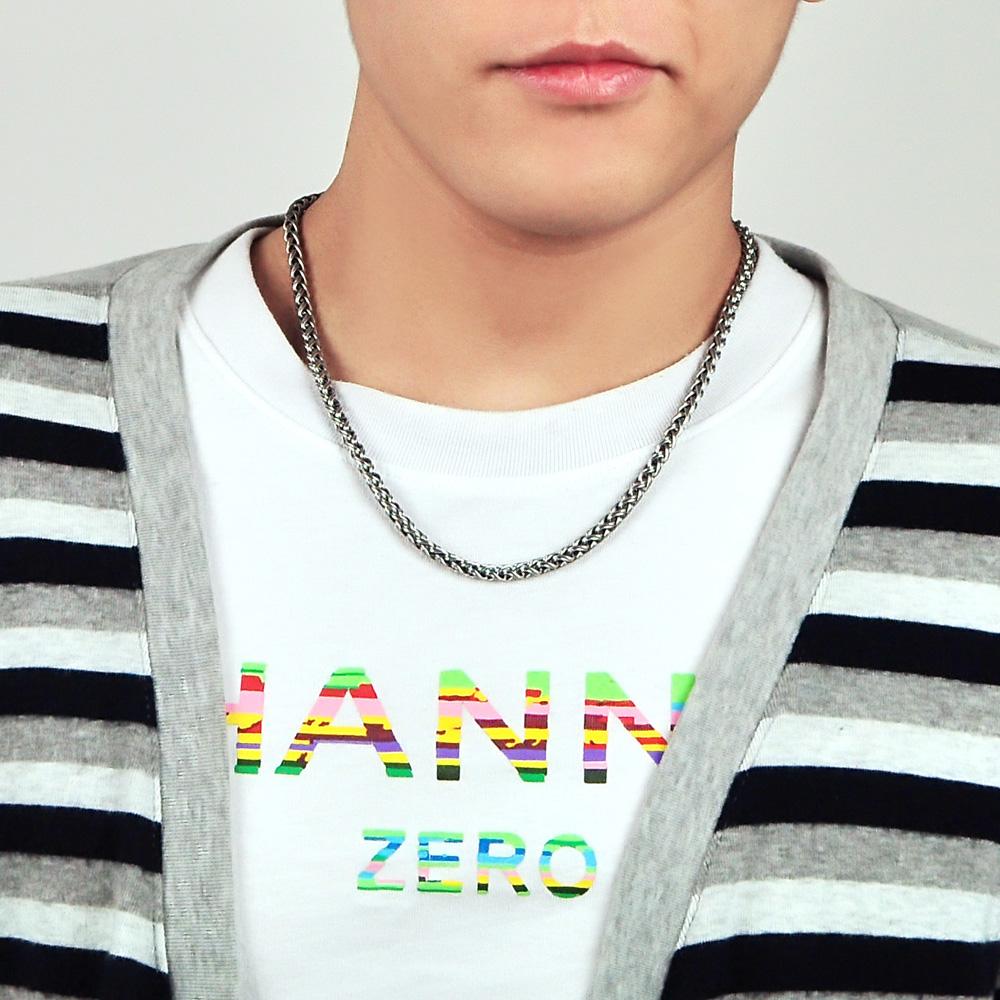 Mode Halskette Anhänger Mann 100% 925 Sterling Silber Kette Männer 22 Zoll Retro Punk Hip-Hop Halskette Männer Schmuck