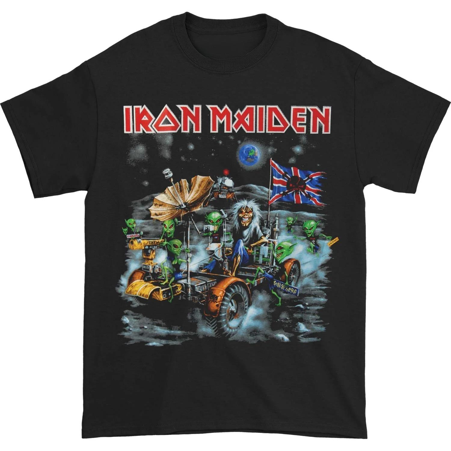Футболка Iron Maiden Knebworth Moonbuggy Размер S-4XL Высококачественная Роскошь для Мужчин и Женщин Топ Y2k M