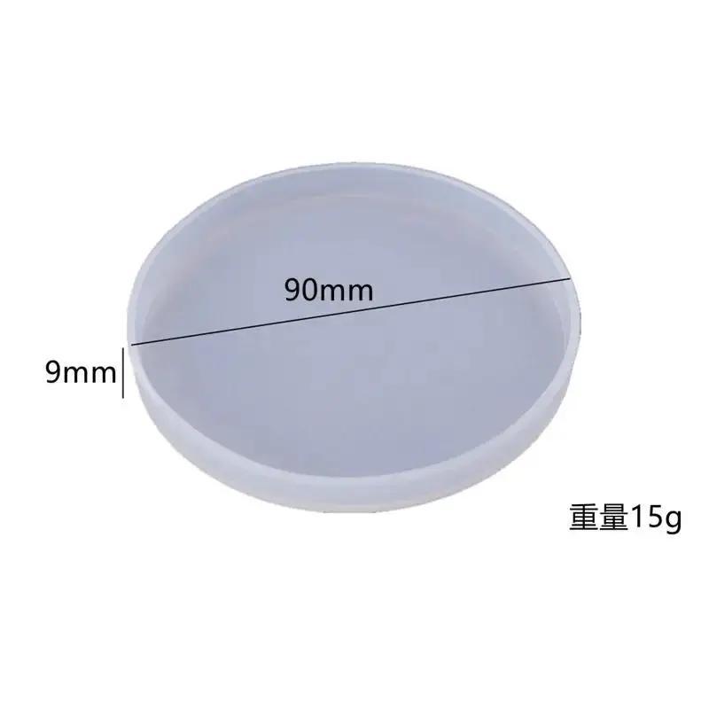 DIY Crystal Epoxy Resin Coaster Round Coaster Box Storage Box Silicone Mirror Mold Silicone Tray Mold