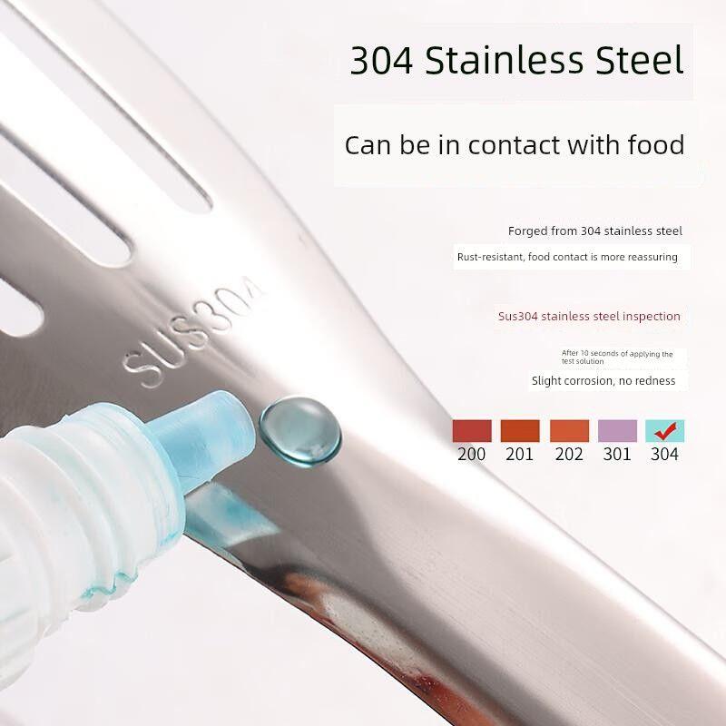 Baijie 304 Stainless Steel Tongs Kitchen Food Tongs Barbecue Tongs Steak Tongs Food Tongs Grilling Tongs Food