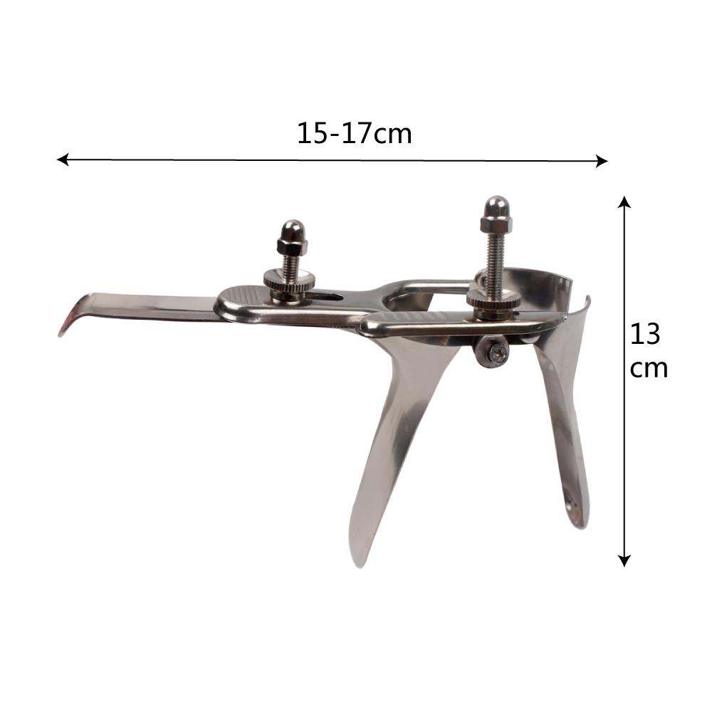 Colposcope Medical Themed Toys Voyeuristic Device Stainless Steel Expansion Vaginal Dilators Sex Toys for Women Adult Product Speculum