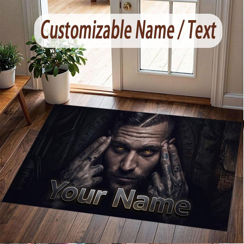Custom Name Crystal Velvet Rug,Kontra K Comfortable Anti Slip Floor Mat For Room Decoration