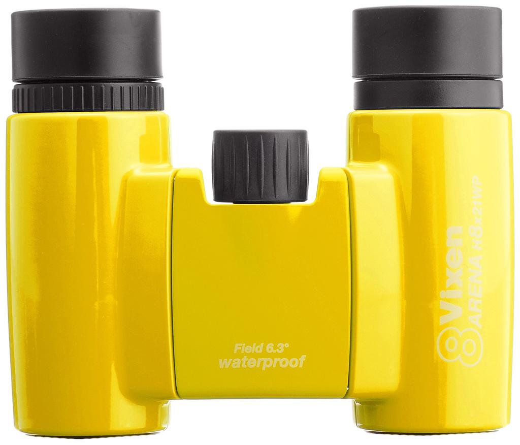 Vixen Arena H Series Arena Binoculars, H8x21WP, Yellow, 13506-6