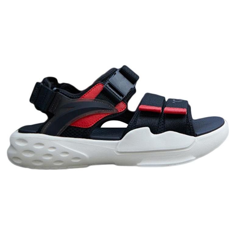 New Anta C37° Life Collection Beach Sandals Men's Black Red 912126961-2